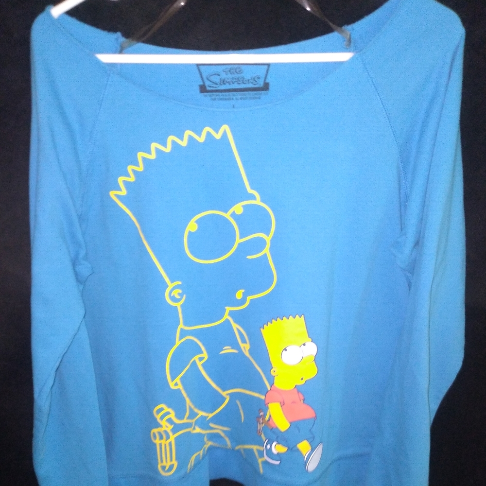 Retro Simpsons Sweater Unisex Size Large